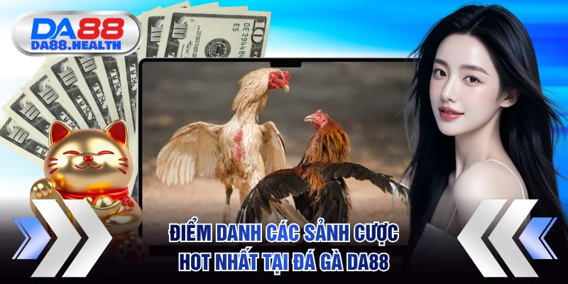 Điểm danh các sảnh cược hot nhất tại đá gà DA88